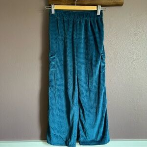 New Vince Camuto Blue Teal Wide-Leg Pajama Pants